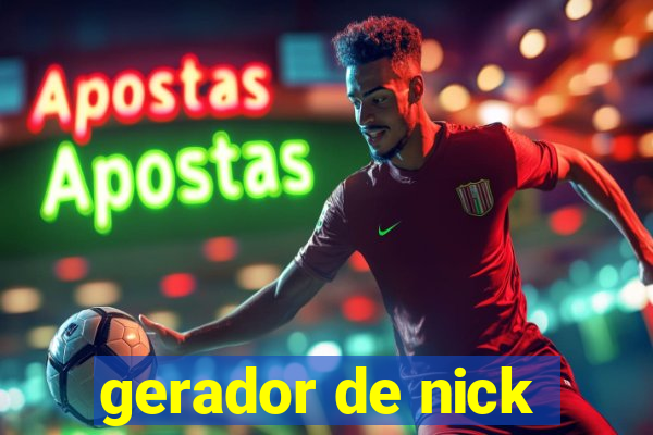 gerador de nick